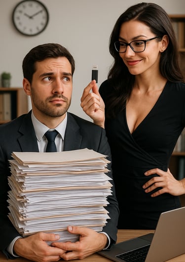 Photo Illustration journée mondiale sans papier