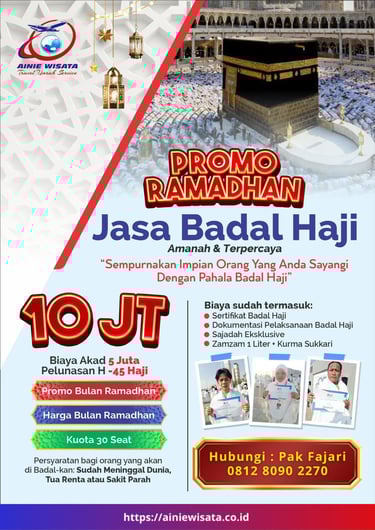 biaya badal haji 2026 promo ramadhan