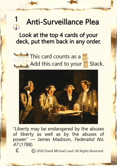 Anti-Surveillance Plea