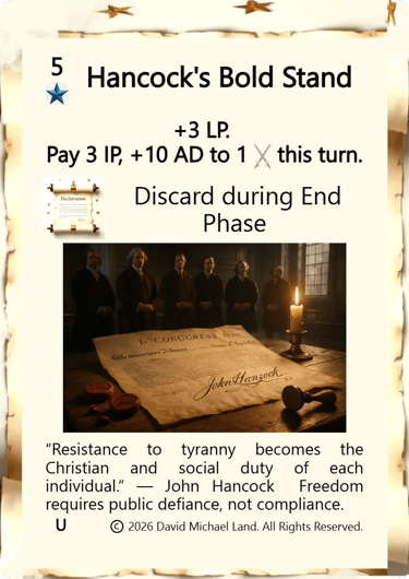 Hancock's Bold Stand