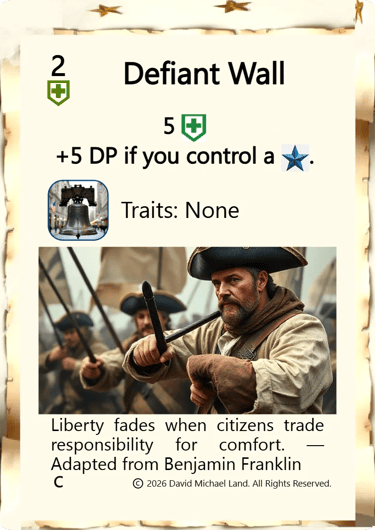 Defiant Wall