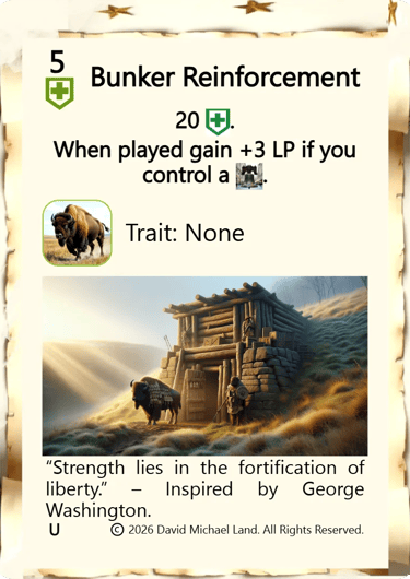 Bunker Reinforcement