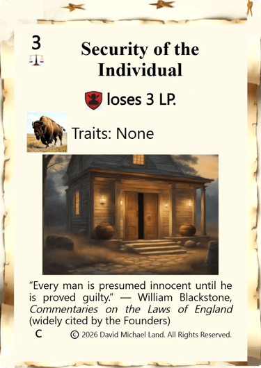 Security of the Individual