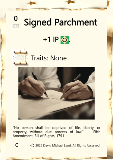 Signed Parchment
