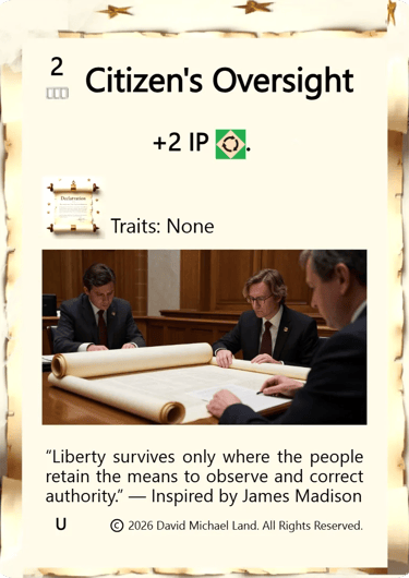 Citizen's Oversight