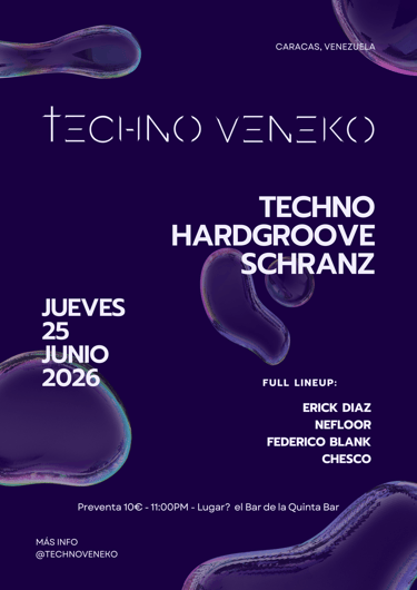 fiesta de techno en caracas