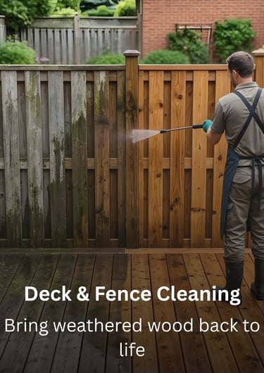 Deck fence cleaning by TN Profesiional Services