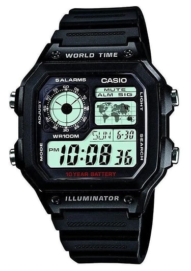 relógio Casio AE-1200WH-1A Masculino