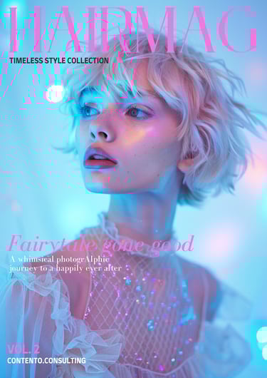 hairmag, virtual magazine, contento consulting, creazione immagini