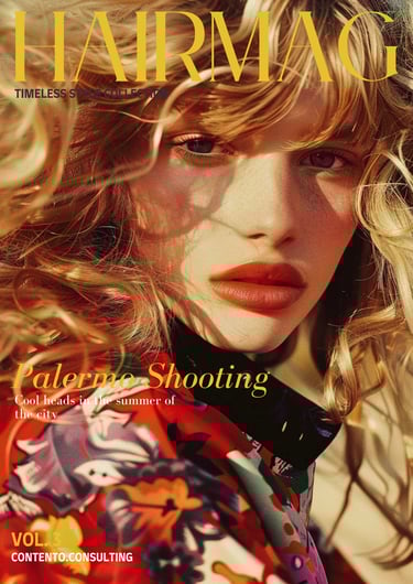 hairmag, virtual magazine, contento consulting, creazione immagini