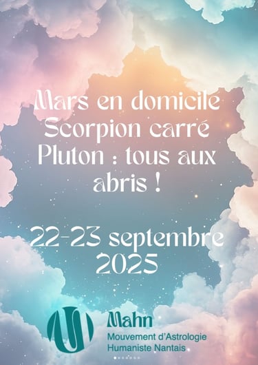 Titre astrologique Mars en Scorpion