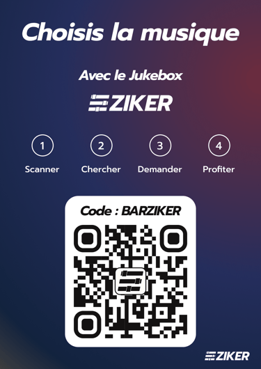ZIKER : Jukebox 2.0 - QR code