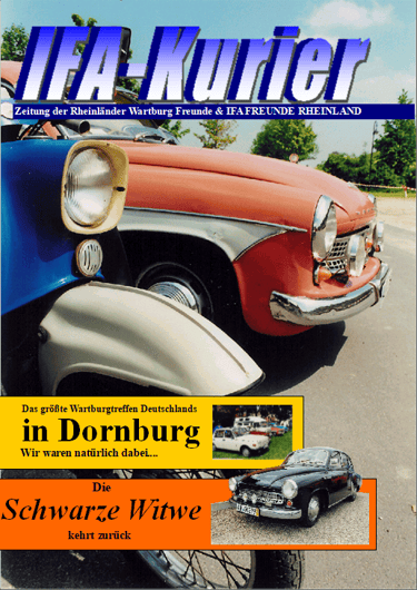 Titelbild IFA-Kurier 09 im Jahr 2001