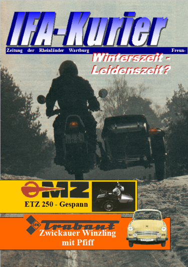 Titelbild IFA-Kurier 11 - letzte Ausgabe 2001
