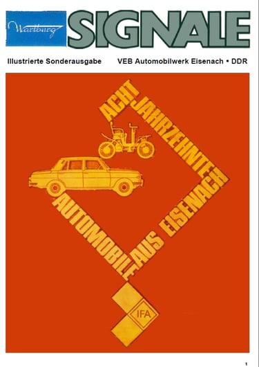 Titebild "Wartburg-Signale" Sonderausgabe von 1976