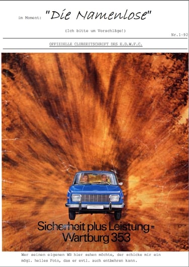 Ausgabe 01  1992 "Die Namenlose"
