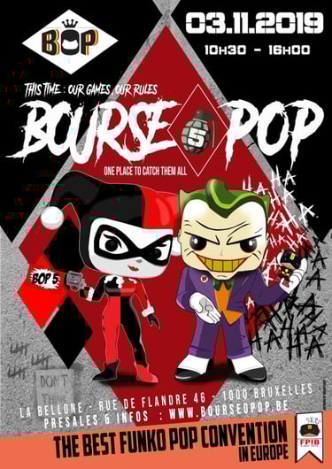 Bourse O Pop 5 - Harley Quinn et le Joker