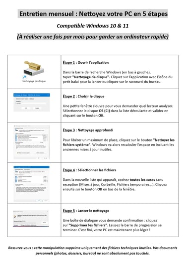 guide nettoyage disque dur pour windows 10 et 11