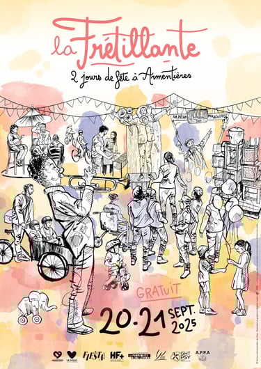 Affiche La frétillante