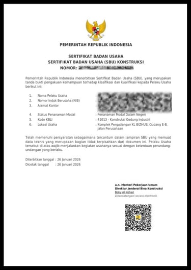 Contoh SBU