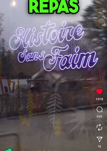Restaurant Histoire Sans Faim Lausanne avec l'influenceur goodgreeg
