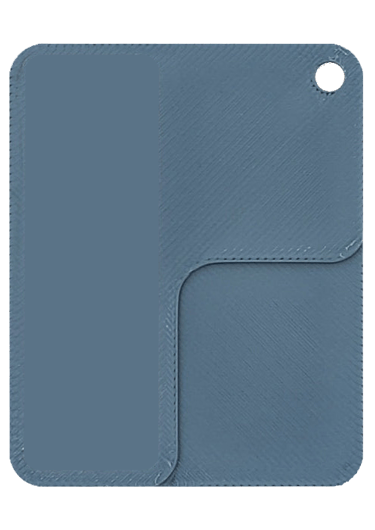 Wzornik koloru : Pochmurny Błękit - używanego do druku naszych magnesów z Syrenkami Warszawskimi