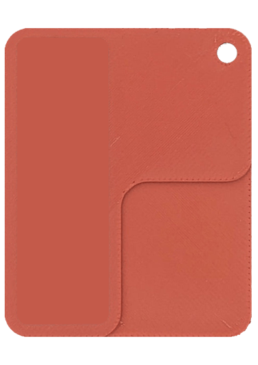 Wzornik koloru : Cegła z Barbakanu - używanego do druku naszych magnesów z Syrenkami Warszawskimi