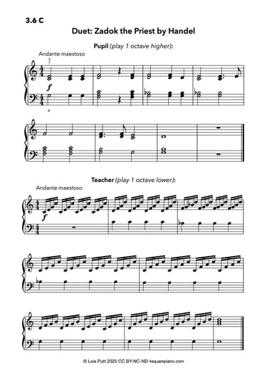 Sheet music sample