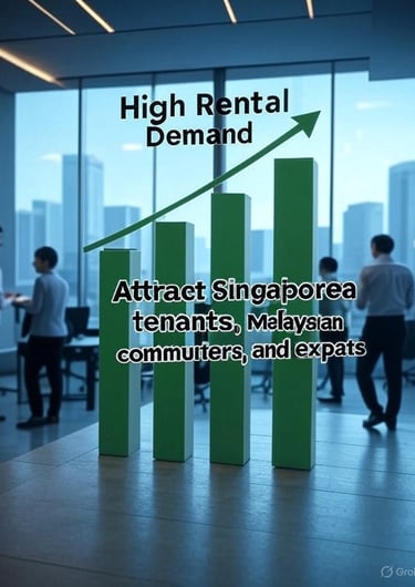 Chart showing high rental demand attracting Singaporean tenants and expats
