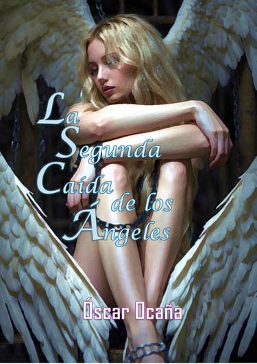 Portada del libro de Fantasía 'La Segunda Caída de los Ángeles' de Óscar Ocaña Parrón