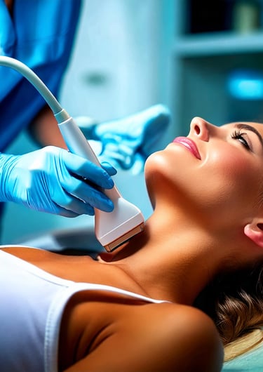 Exame de carotidas em consultório de cardiologia renomado de foz do iguaçu