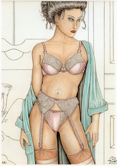 VSM 1: colored pencil on paper, 1990/2010