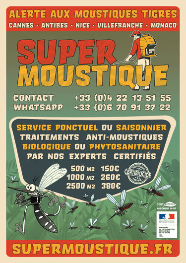 Tarifs de démoustication à Nice