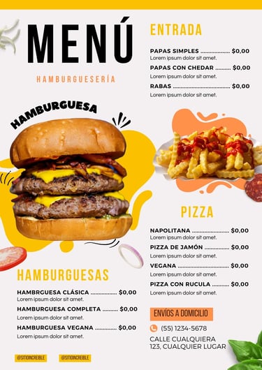 AvantiRed fabrica cartas menu personalizadas