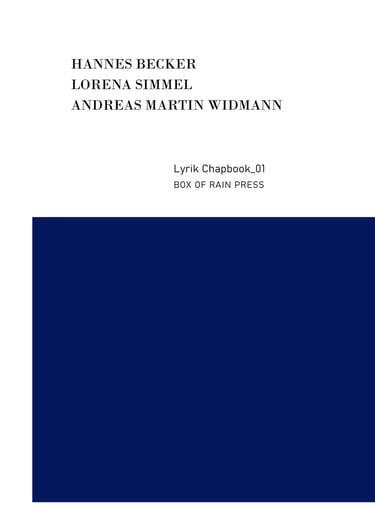 Cover Box of Rain Lyrik Chapbook_01