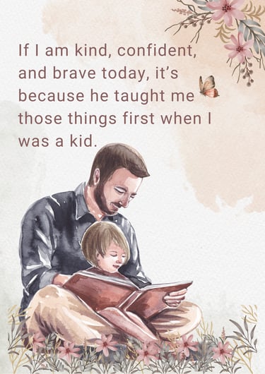 Dad and kid bonding quotes