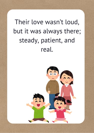 Modern parenting happy family