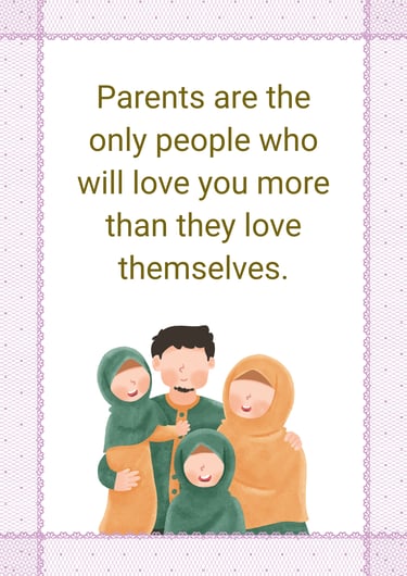 Unconditional love of a parent