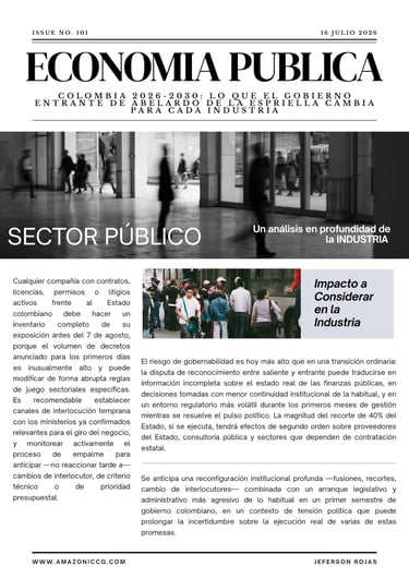 amazonic sector publico gobierno