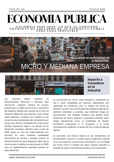 amazonic micro mediana pyme empresa