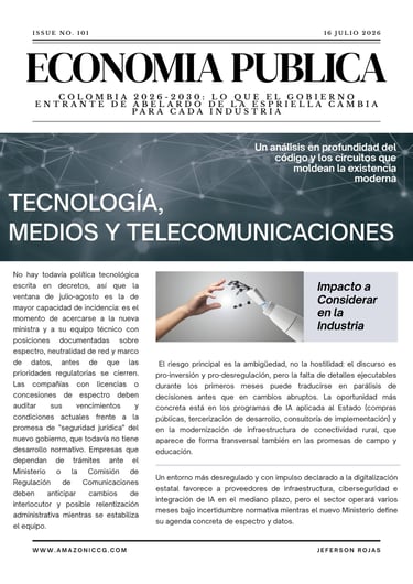 amazonic tecnologia medios y telecomunicaciones