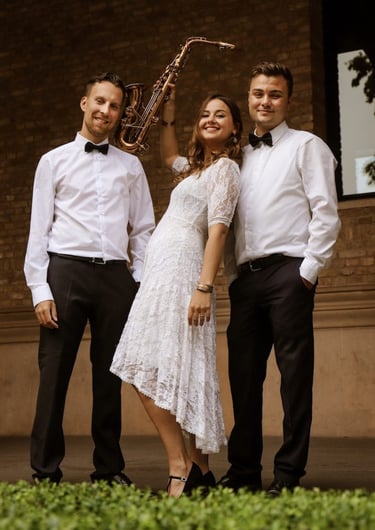 Música ao vivo saxofone para cerimónia de casamento em Sintra