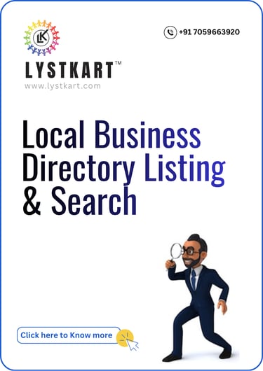 Click to Know More : Lystkart Local Business Directory Listing