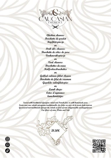 lunch menu