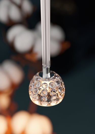 Suspension contemporaine visualisation 3D réaliste pour intérieur morderne