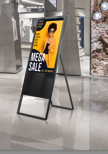 digital a board display