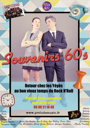 Spectacle sur les années 60