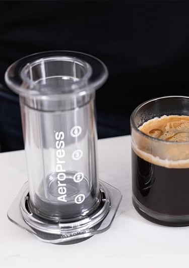cafetera de émbolo aeropress