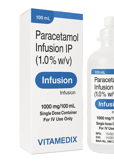 paracetamol infusion io