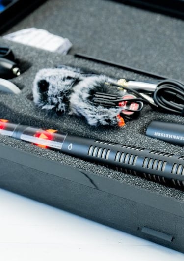 Micrófonos profesionales para producción Audiovisual